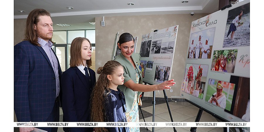 "Сила, красота и успех". Фотовыставку БЕЛТА о белорусских женщинах представили в Минске 