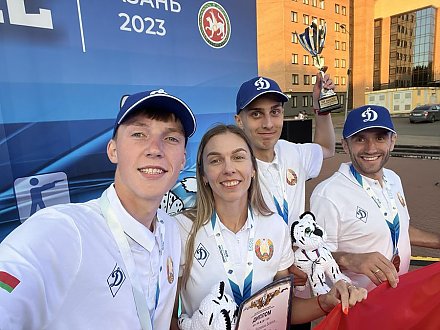 Дарэк Дудо в составе команды завоевал бронзу на «Динамовских спортивных играх» в Татарстане