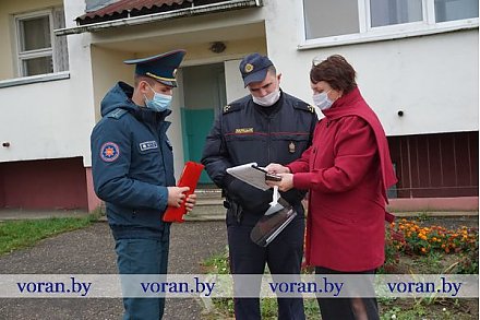 С 6 октября в Вороновском районе проходит месячник противопожарной безопасности