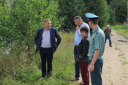 В Вороновском районе правоохранители  устанавливают причину гибели рыбы в водоеме
