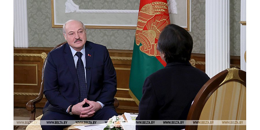 Александр Лукашенко дал интервью японскому телеканалу TBS