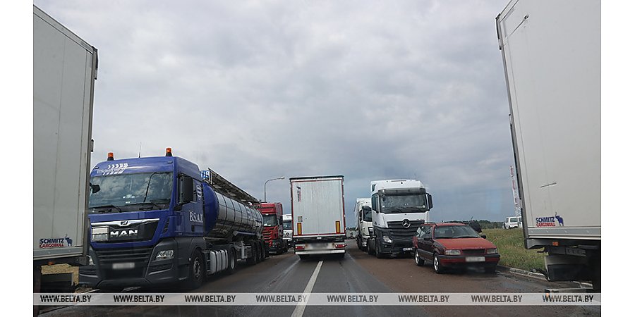 ГПК: за сутки очереди транспорта на въезд в Польшу и Литву увеличились на 30%