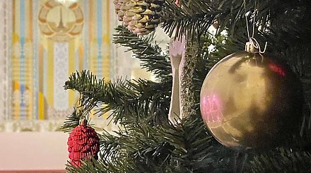 Экономно, но красиво. Новогодняя елка во Дворце Независимости уже несколько лет радует гостей