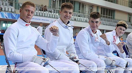 Белорусские пятиборцы Никита Лысенко и Назар Сивицкий выиграли серебро в эстафете на II Играх стран СНГ