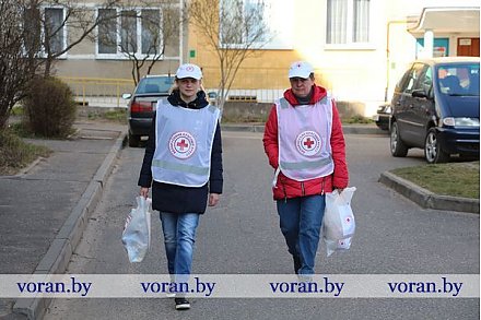 Помогут по первому звонку. Волонтеры Красного Креста доставят продукты пожилым (+ВИДЕО)