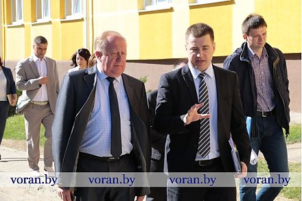 С рабочим визитом на Вороновщине побывал заместитель председателя Гродненского облисполкома В.А. Лискович
