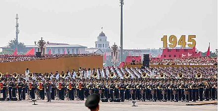 Александр Лукашенко присутствовал на военном параде в Пекине