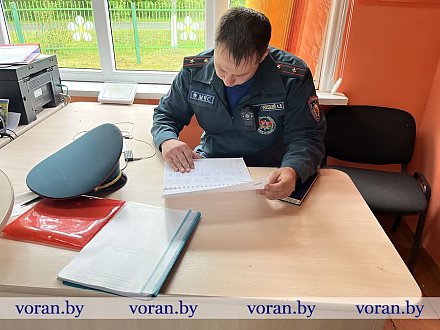 Перед началом оздоровительного сезона Вороновский РОЧС проверил детские лагеря 