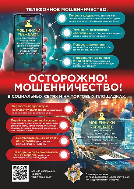 Осторожно! Мошенничество в социальных сетях и на торговых площадках (инфографика)