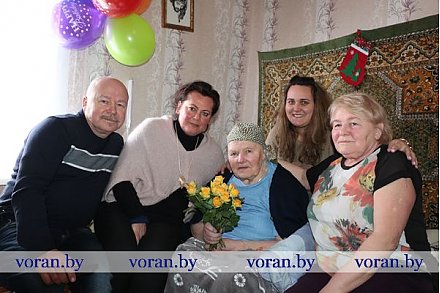 YANINA YAKOVLEVNA PROKOPOVICH CELEBRATED HER 100TH ANNIVERSARY