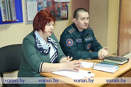 На встрече с коллективом Вороноского РОЧС обсудили проект новой редакции Конституции