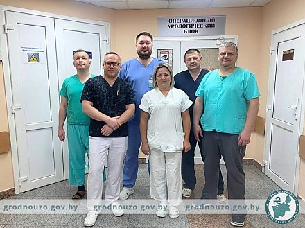 Новые виды лапароскопических операций осваивают в Гродненской университетской клинике