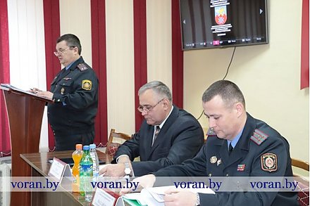 В Вороновском РОВД подвели итоги оперативно-служебной деятельности за 2016 год