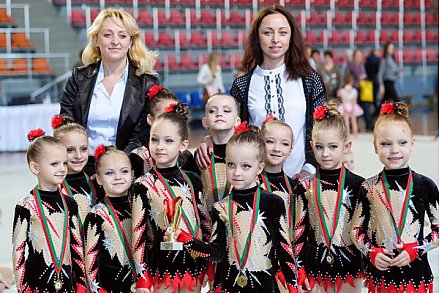 В Лиде впервые прошел Всебелорусский открытый турнир по групповой эстетической гимнастике