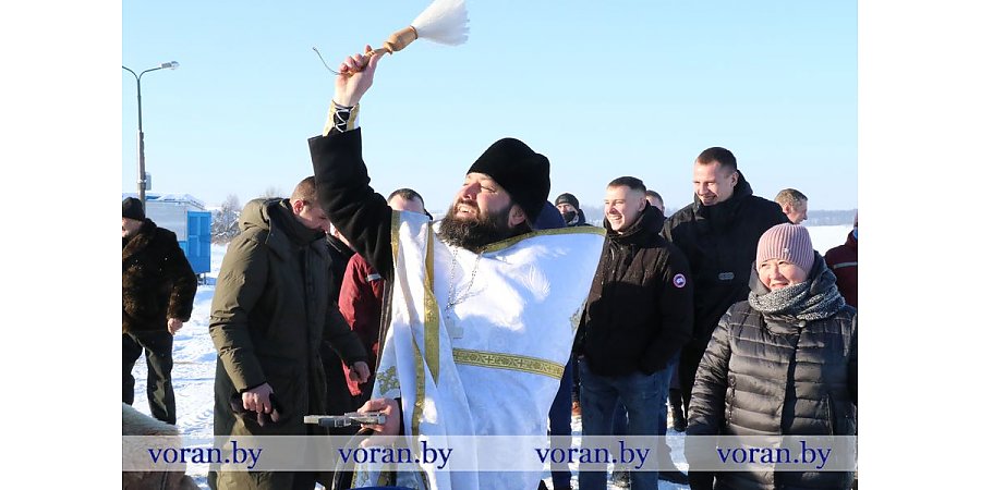 В Вороново православные верующие празднуют Крещение Господне