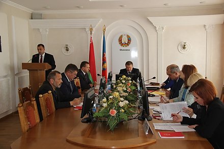В Ошмянах состоялось выездное заседание коллегии Комитета государственного контроля Гродненской области