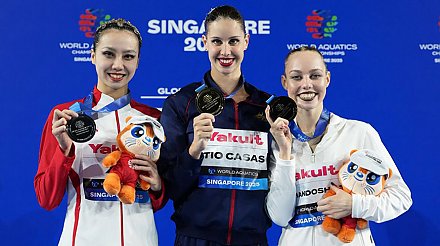 Хондошко завоевала вторую медаль ЧМ по водным видам спорта в Сингапуре