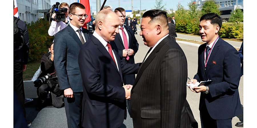 Владимир Путин и Ким Чен Ын встретились на космодроме Восточный