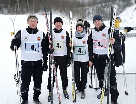 Вороновская команда достойно выступила на «Гродненской лыжне-2019»
