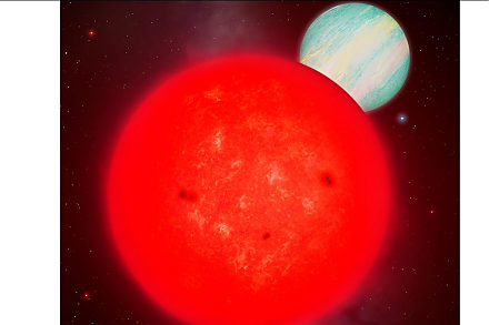 Ученые обнаружили гигантскую планету, вращающуюся вокруг маленькой звезды
