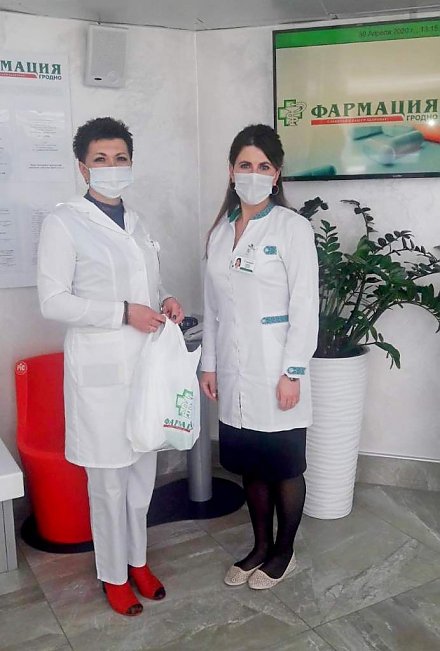 Гродненское РУП «Фармация» передало медицинским учреждениям региона более 30 тысяч масок