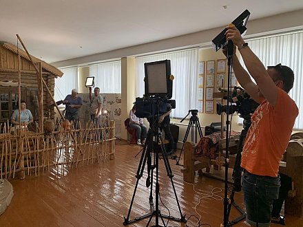 «Беларусь 3» снимало в Заболоти и Курчевцах программу «Наперад у мінулае»