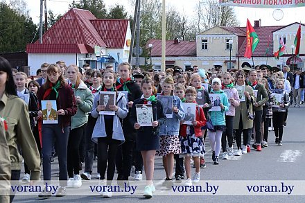 Республиканская акция-шествие «Беларусь помнит!» прошла на Вороновщине (ВИДЕО)