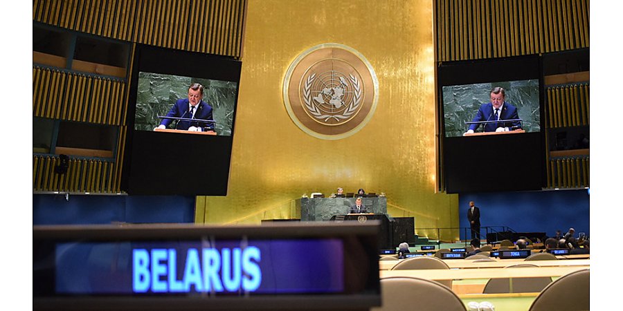 О реформах в ООН, яблоках раздора и "большой игре" в Украине. Главное из выступления Сергея Алейника на Генассамблее ООН