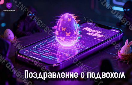 Мошенники начали рассылать опасные «пасхальные открытки». При клике пользователь автоматически попадает на вредоносный сайт