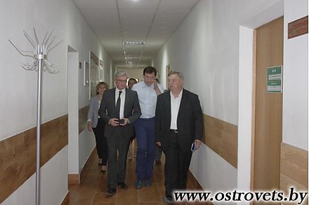 Островец посетил министр здравоохранения Валерий Малашко