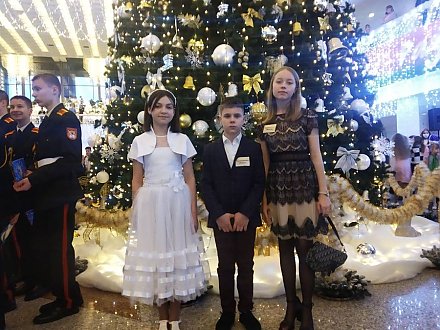 Вороновские ребята побывали на главной елке страны