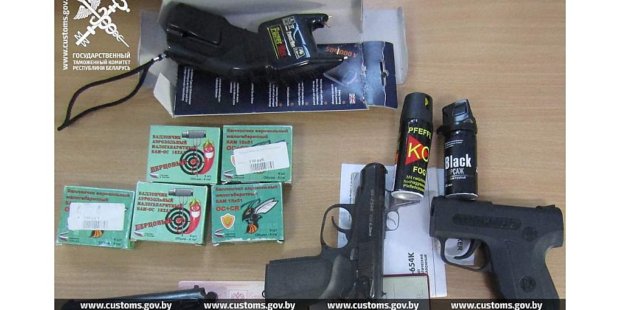 Гражданин РФ намеревался незаконно провезти через границу более 115 тысяч долларов и средства самозащиты