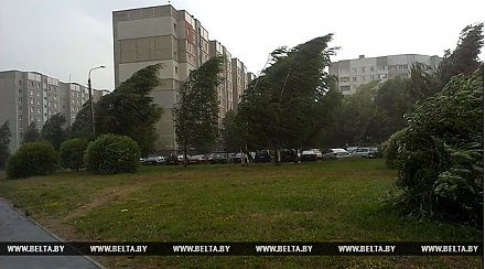 Из-за грозы на вторую половину дня объявлен оранжевый уровень опасности