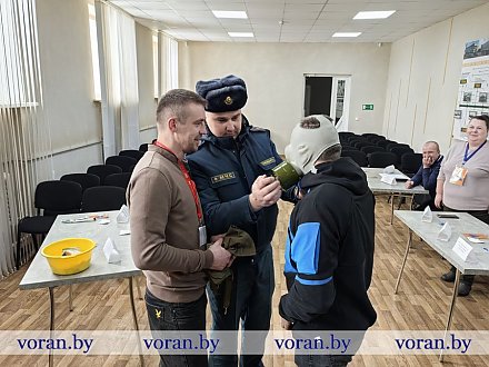 Районные учения по выдаче средств индивидуальной защиты населению прошли на Вороновщине 