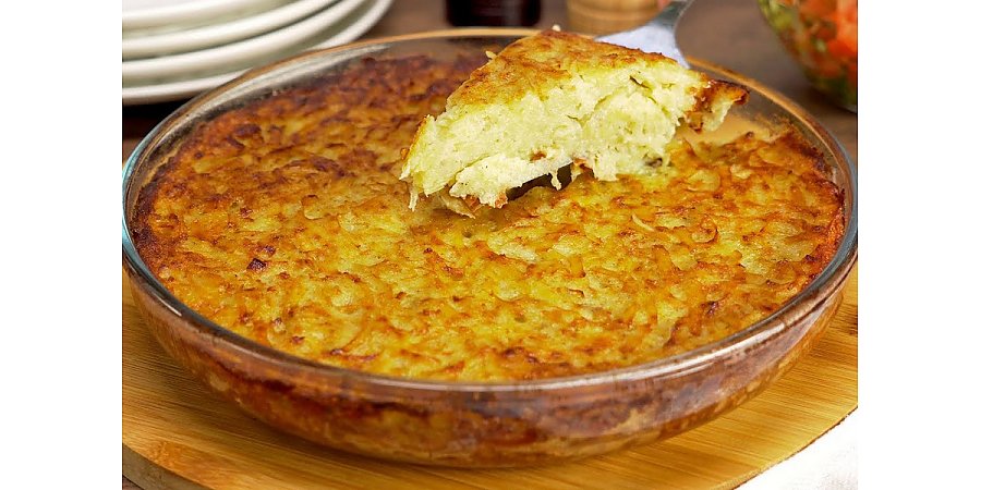 Рецепт для семейного ужина: как приготовить золотистый кугель с хрустящей корочкой