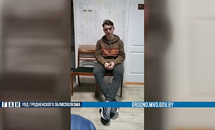 В Волковысском районе молодой человек снял государственный флаг, а в новогоднюю ночь с другом сожгли его