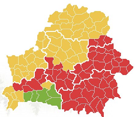 Во всех районах Гродненской области ограничено посещение лесов