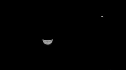 Получен совместный снимок Земли и Луны с зонда Tianwen-1