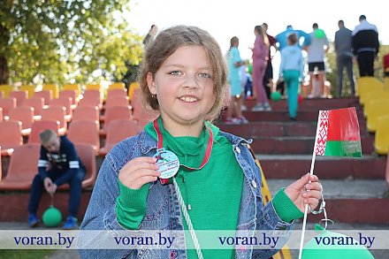 В едином стремлении. В Вороново состоялся осенний легкоатлетический забег «За единую Беларусь» 