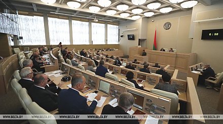 Выступление Михаила Мясниковича на открытии седьмой сессии Совета Республики Национального собрания Беларуси шестого созыва