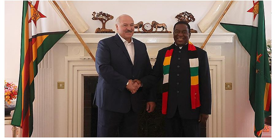 Александр Лукашенко поздравил Эммерсона Мнангагву с переизбранием на пост Президента Республики Зимбабве