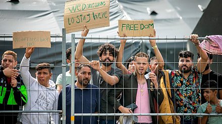 В Литве в лагере беженцев вспыхнули беспорядки, охрана применила слезоточивый газ