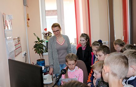 Дети в гостях у журналистов Вороновщины