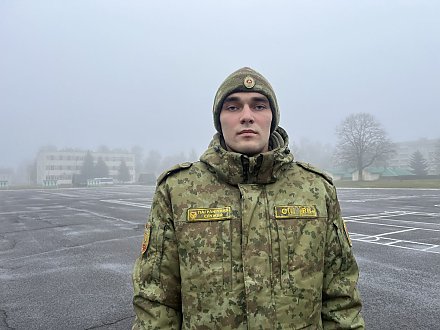 Кирилл Войшнис из Вороново — на охране рубежей