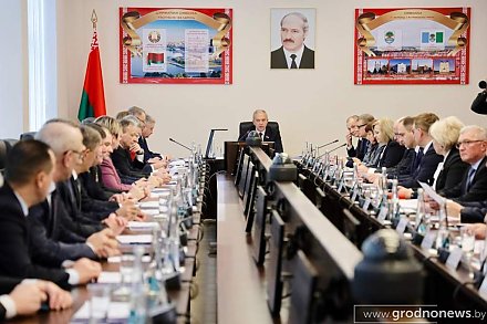 Выездное заседание Совета Палаты представителей проходит на базе Белорусской атомной электростанции