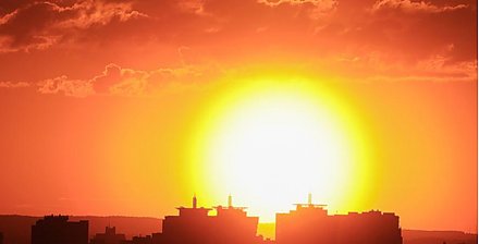 На Солнце произошла сильная вспышка