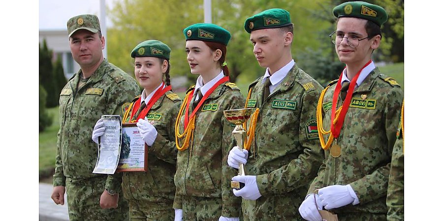 В Гродненской пограничной группе состязались юные пограничники