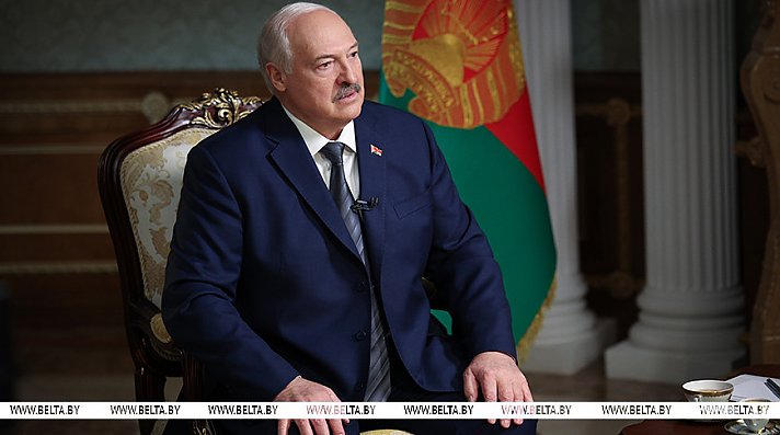 Александр Лукашенко дал интервью американской телекомпании "Ньюсмакс"