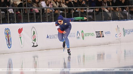 Анна и Егор Доморацкие одержали победы на Кубке Союзного государства по конькобежному спорту