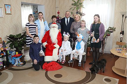 Дом семейного типа в г. п. Вороново встречал гостей